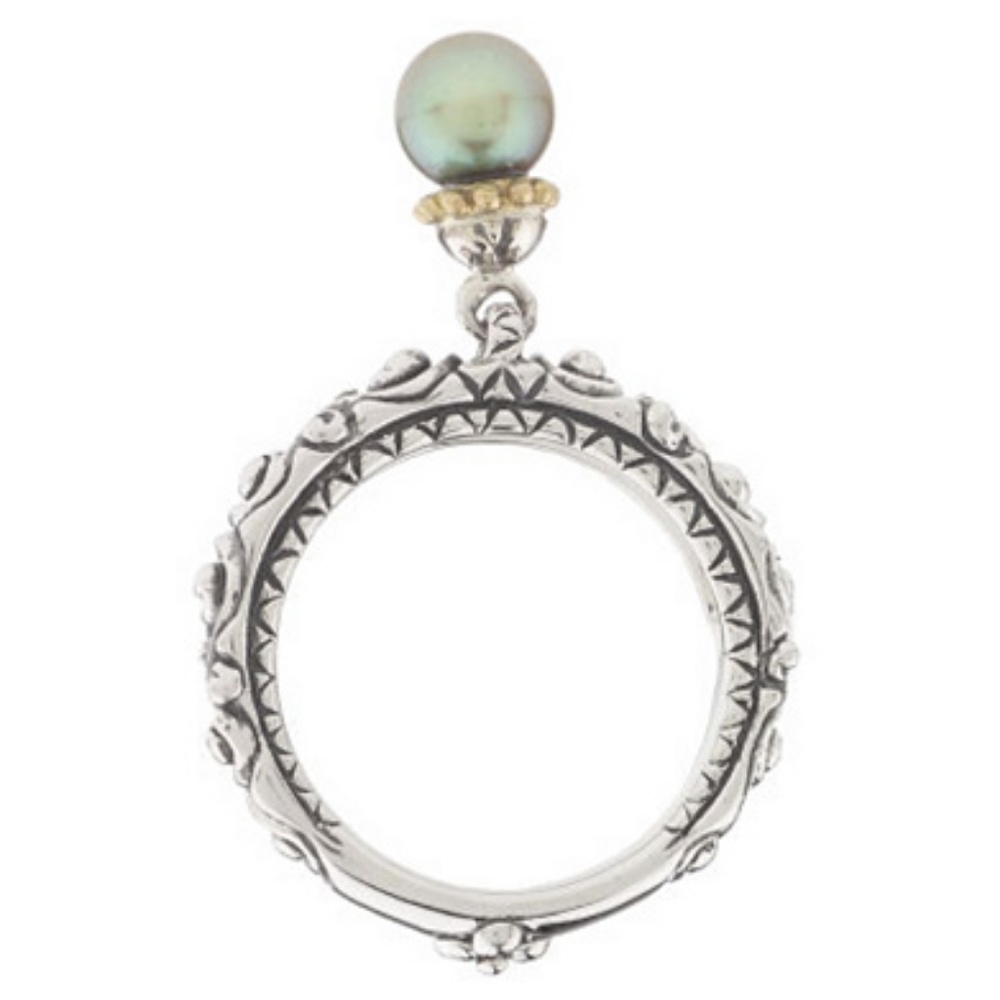 Barbara Bixby Cultured Freshwater Pearl Ring 8 - Picture 2 of 4